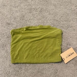 SHEIN Vibrant Green Crop Top